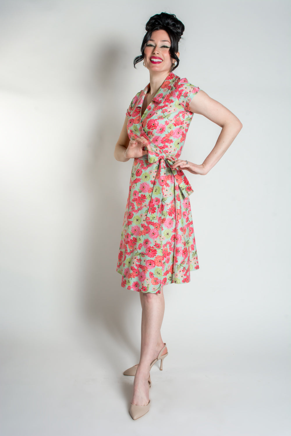 Diane Wrap Dress- Zinnia *sale