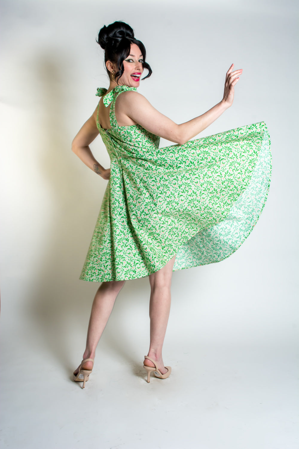 Sarah Swing Dress - Tiny Tulips *sale