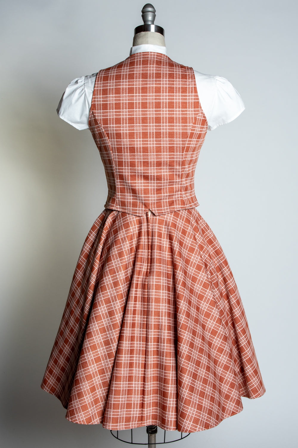 Veronica Vest- Spice Plaid *sale