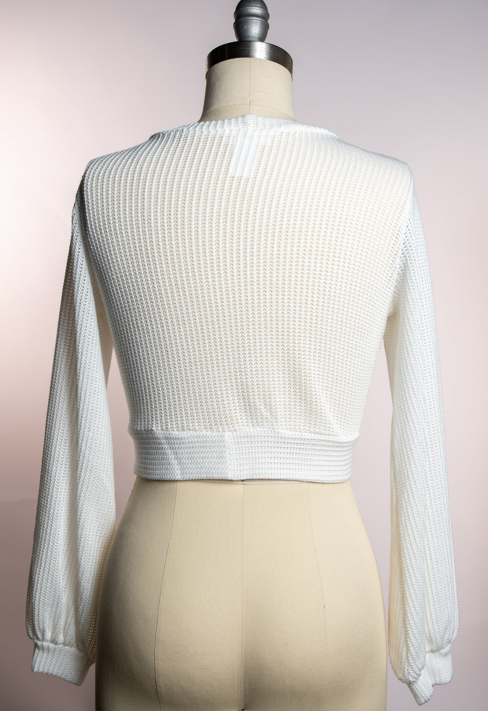 Sweet Grace Sweater - Open Knit, White