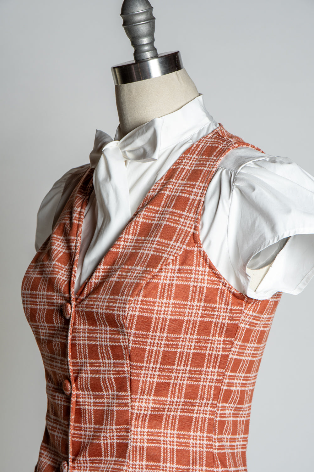 Veronica Vest- Spice Plaid *sale