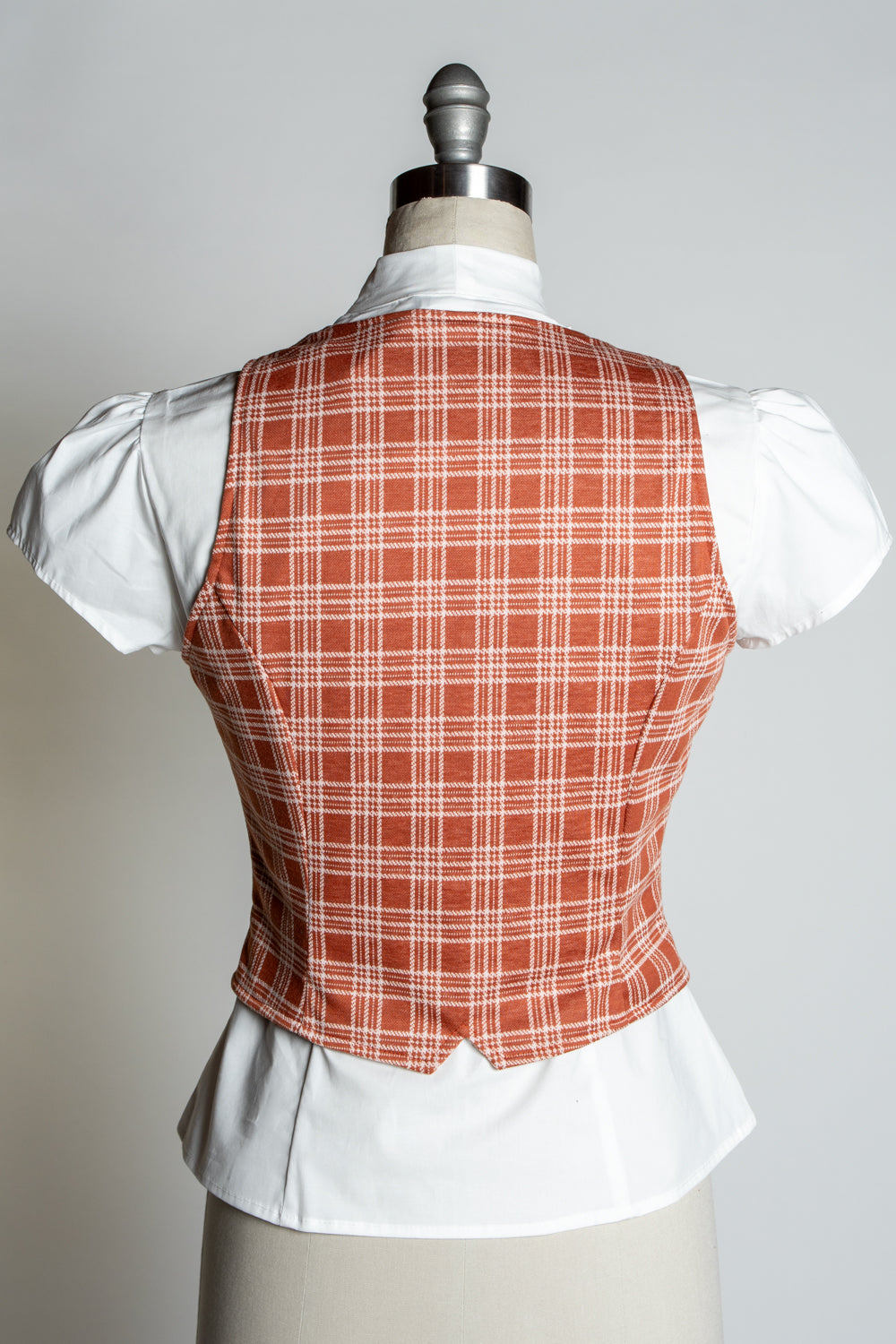 Veronica Vest- Spice Plaid *sale