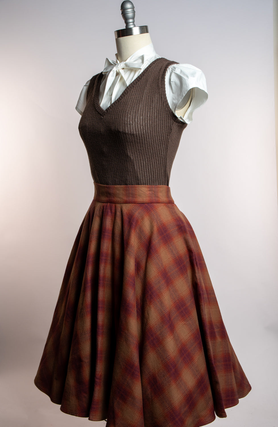 Vivi Vest- Open Knit, Brown