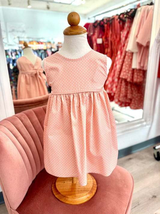 Enchanted Toddler Dress - Pink Dot *sale