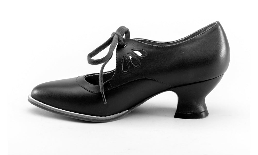 Gibson Edwardian Leather Shoes (Navy)