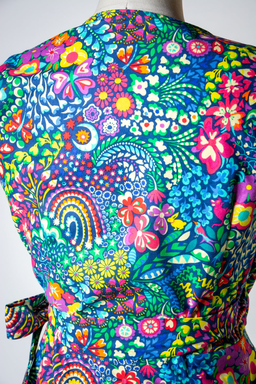 Reina Wrap Maxi Dress- Groovy Garden