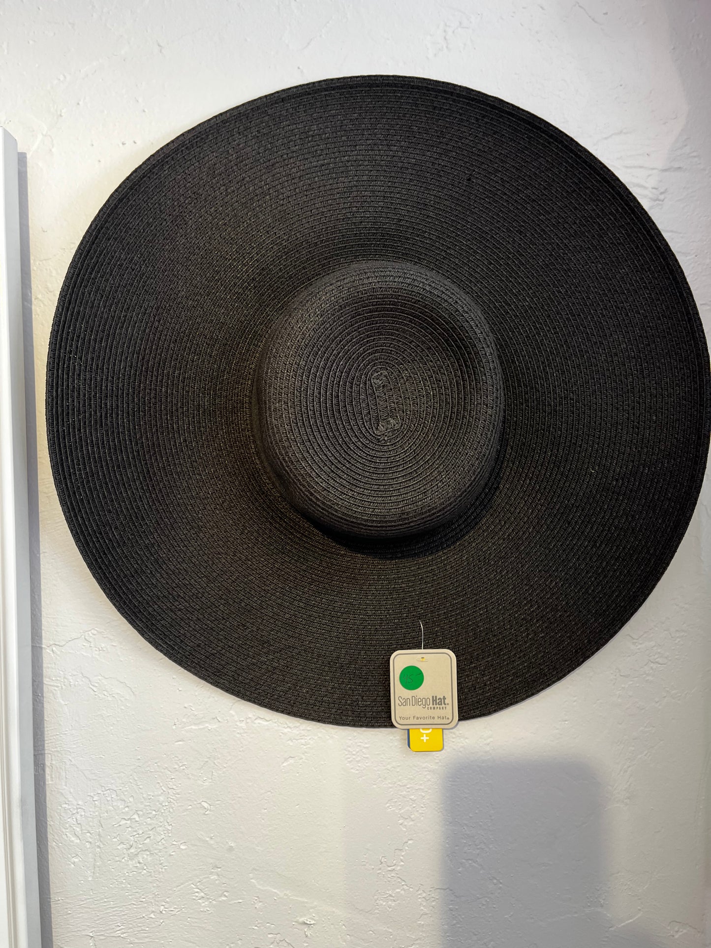 Glam Big Brim Hat - Black