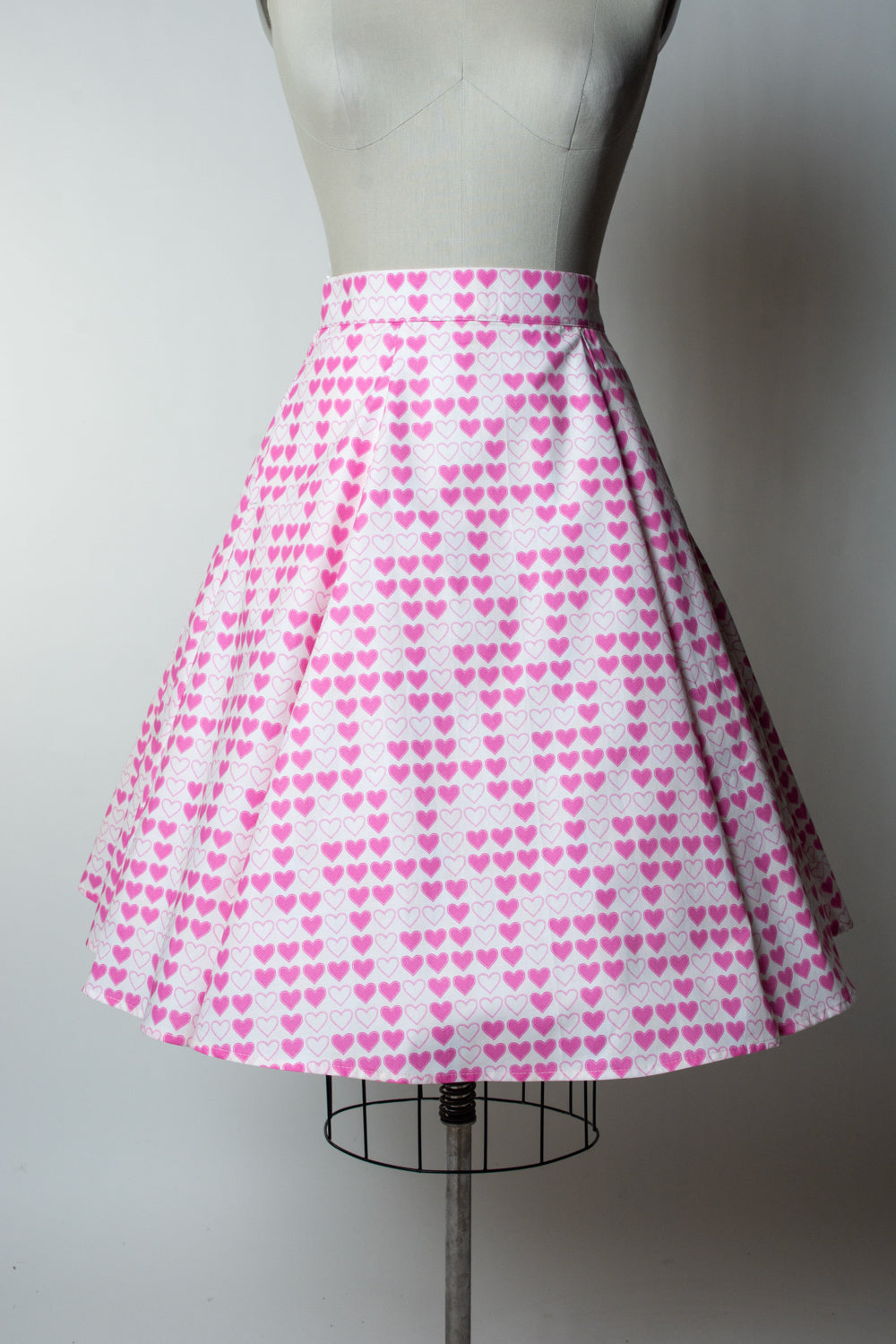 Twirl Skirt- Pink Hearts