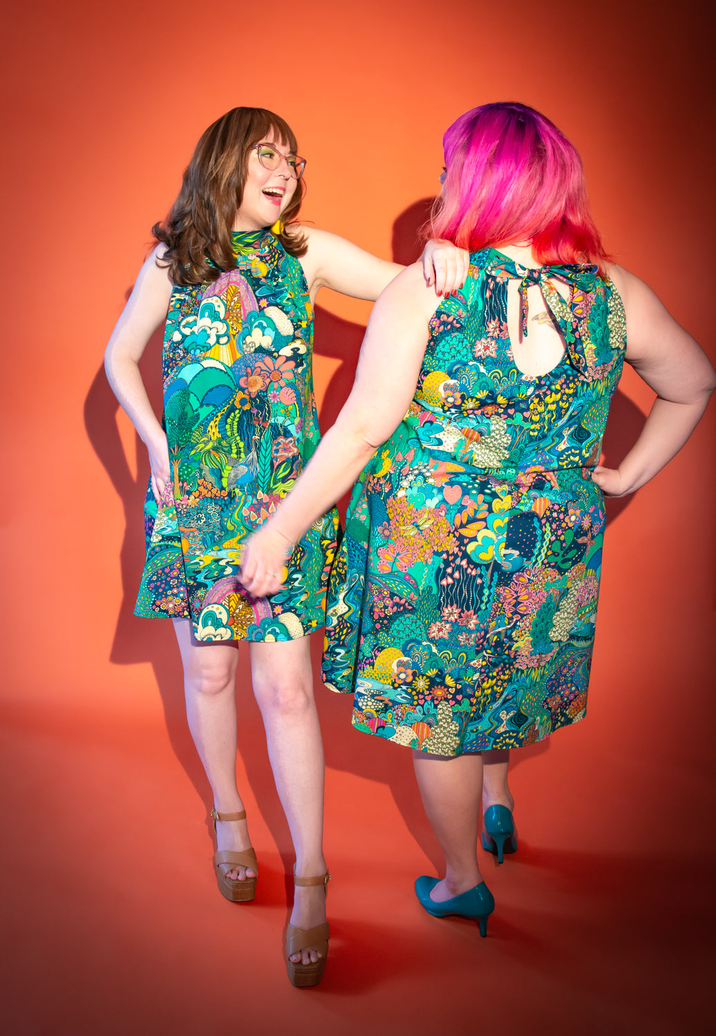 Jane Dress Sample - Psychedelic *sale