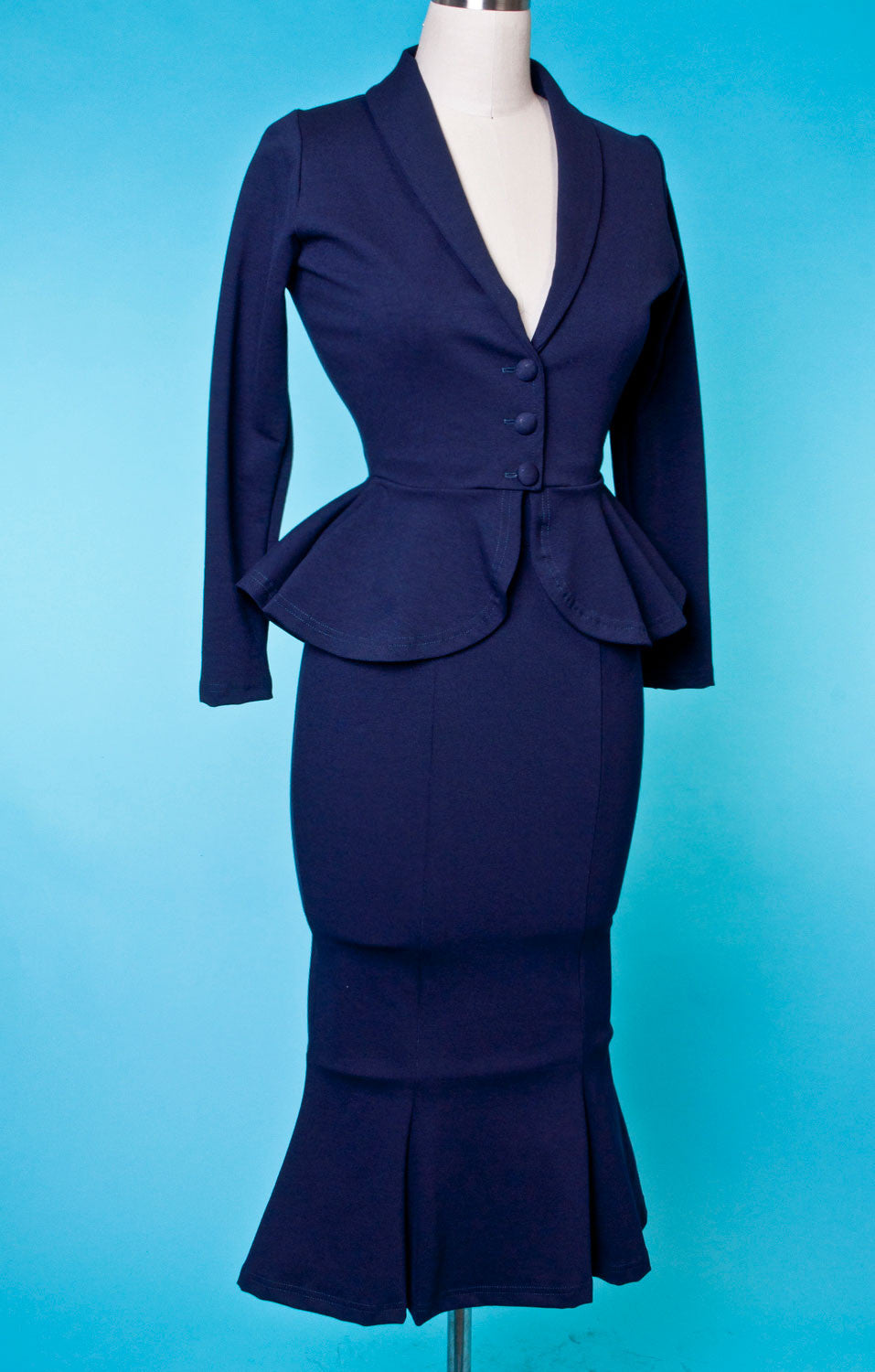 Diva Jacket - Navy - Heart of Haute