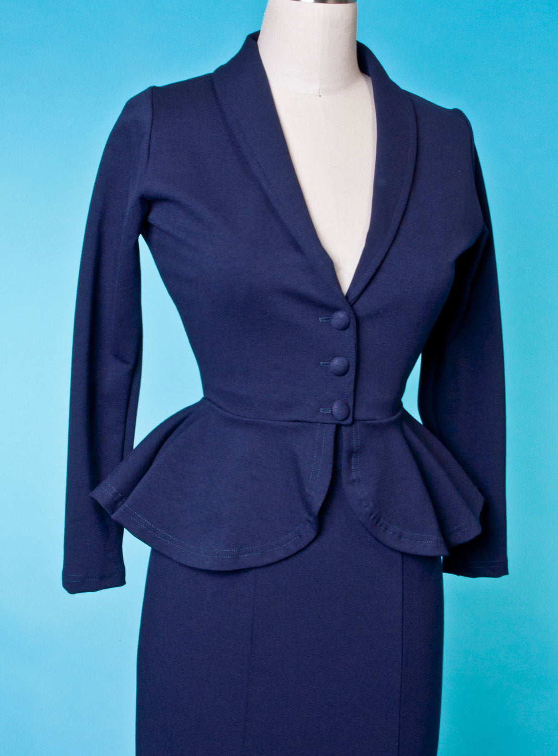 Diva Jacket - Navy - Heart of Haute