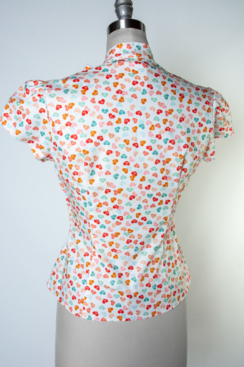 Estelle Blouse - Conversation Hearts