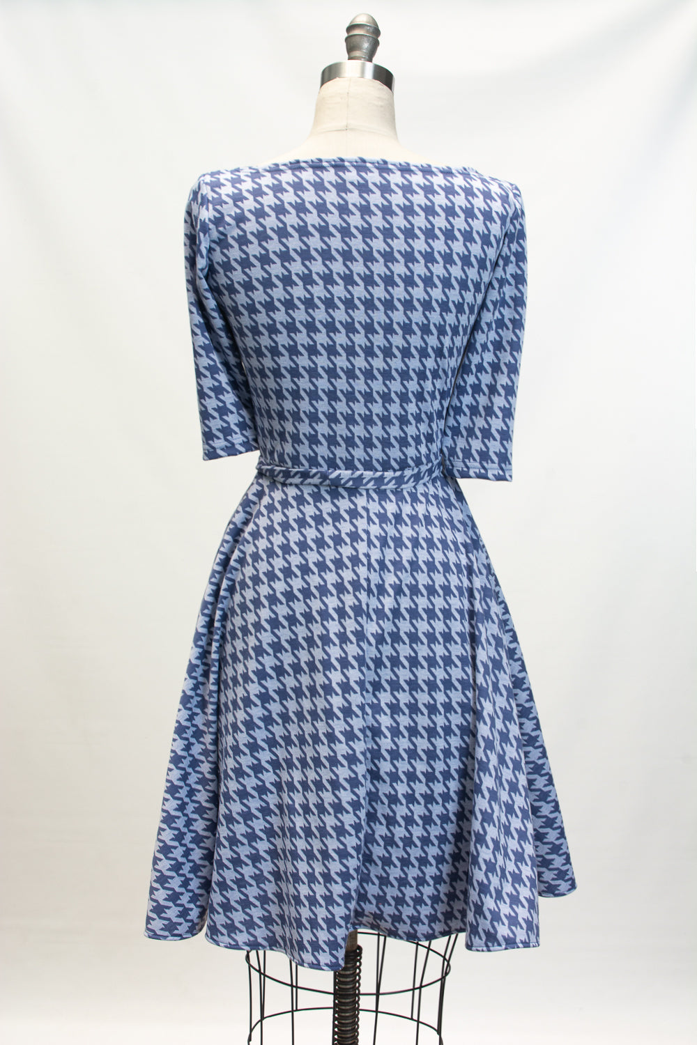 Josephina Dress- Houndstooth, Blue *sale