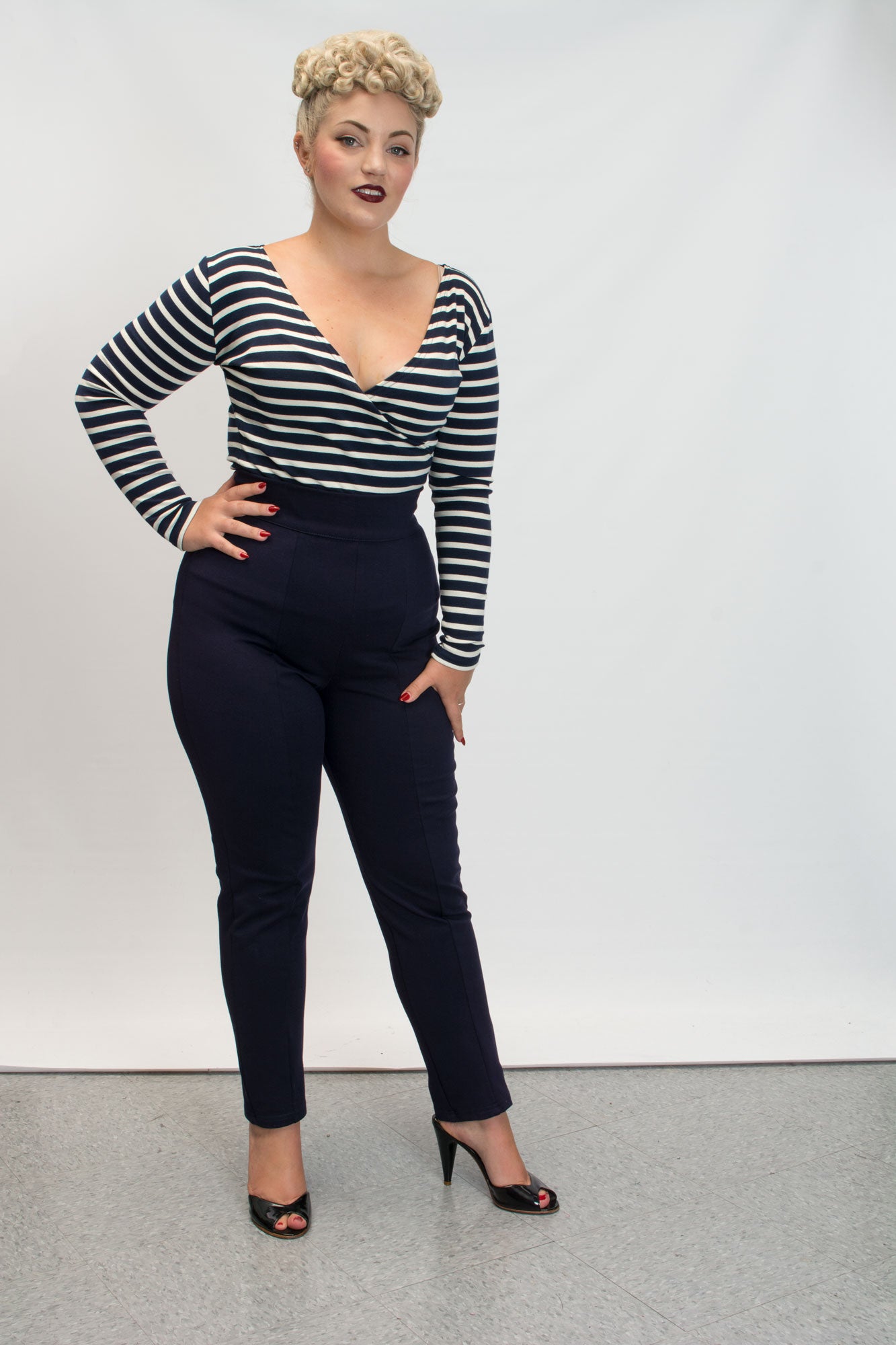 Cigarette Pant - Dark Navy