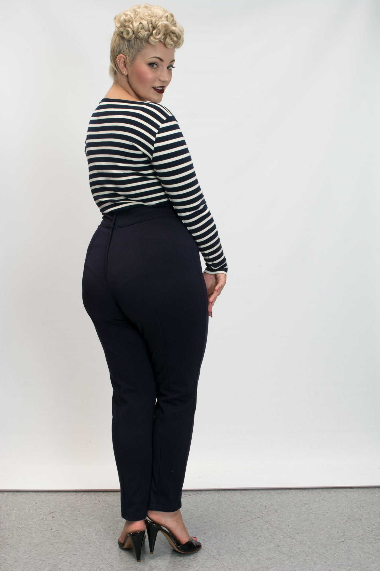 Cigarette Pant - Dark Navy