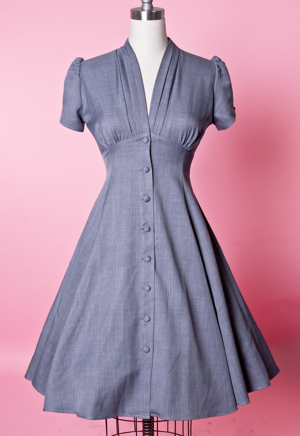 Manhattan Dress - Skyscraper Grey