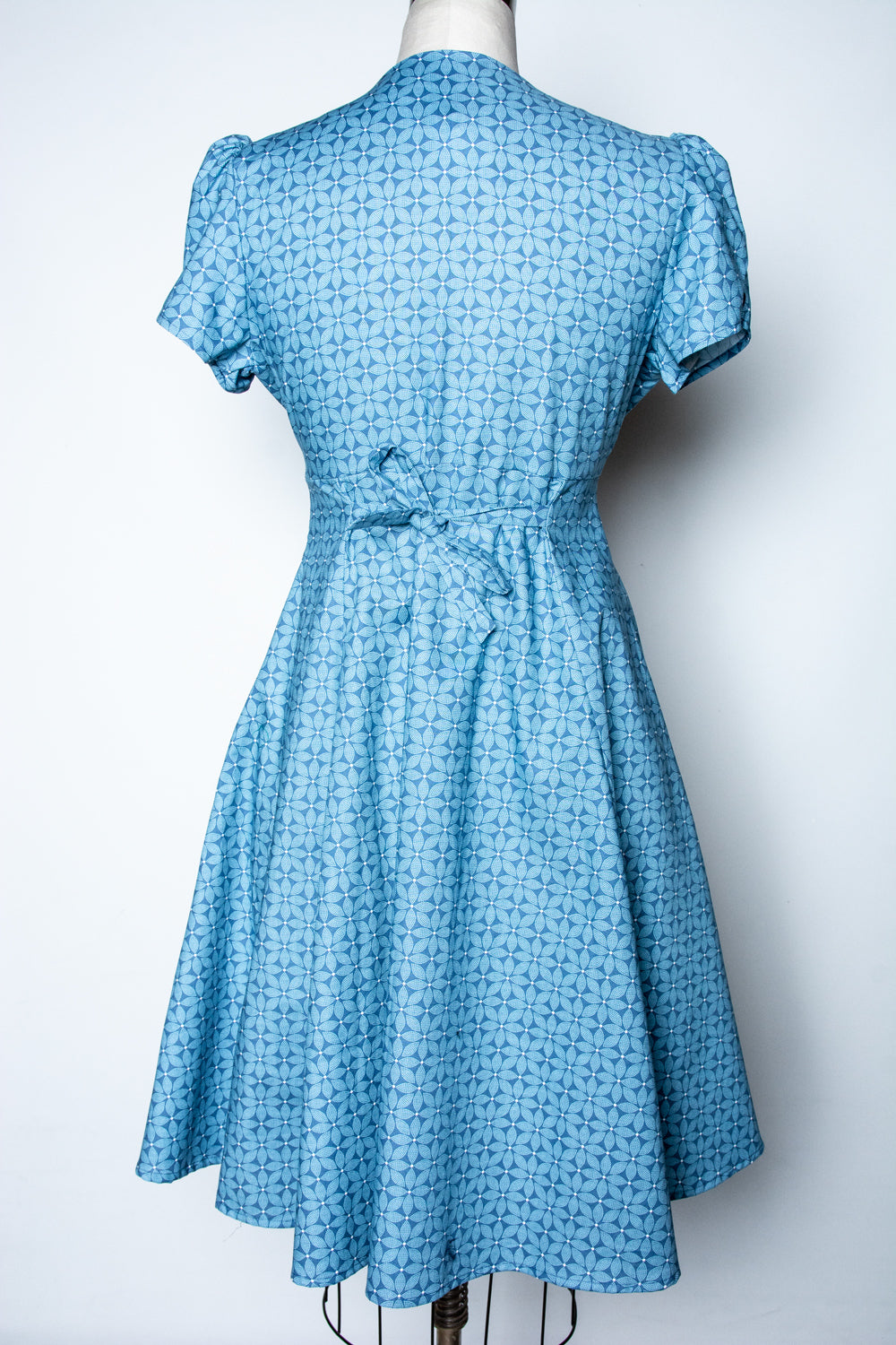 Millie Dress - Trellis, Blue *sale