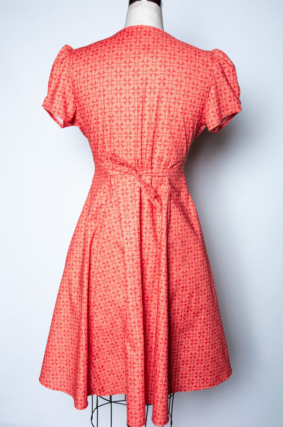 Millie Dress - Trellis, Red *sale