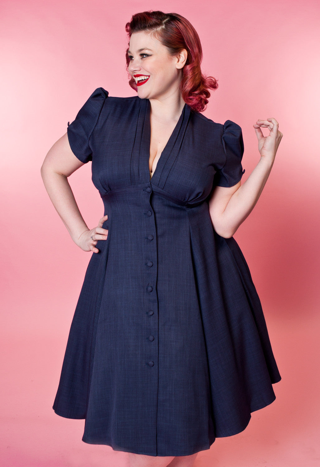 Manhattan Dress - Navy - Heart of Haute