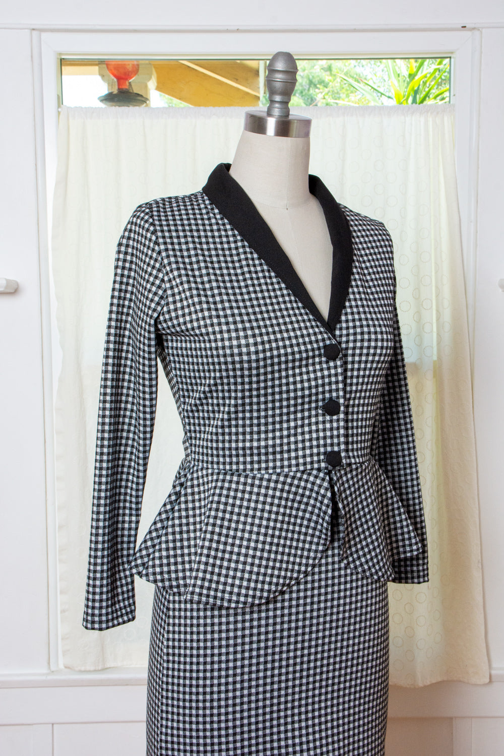 Diva Jacket - Black Gingham