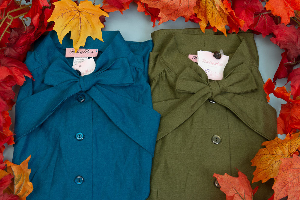 Estelle Blouse - Sapphire *sale/damage