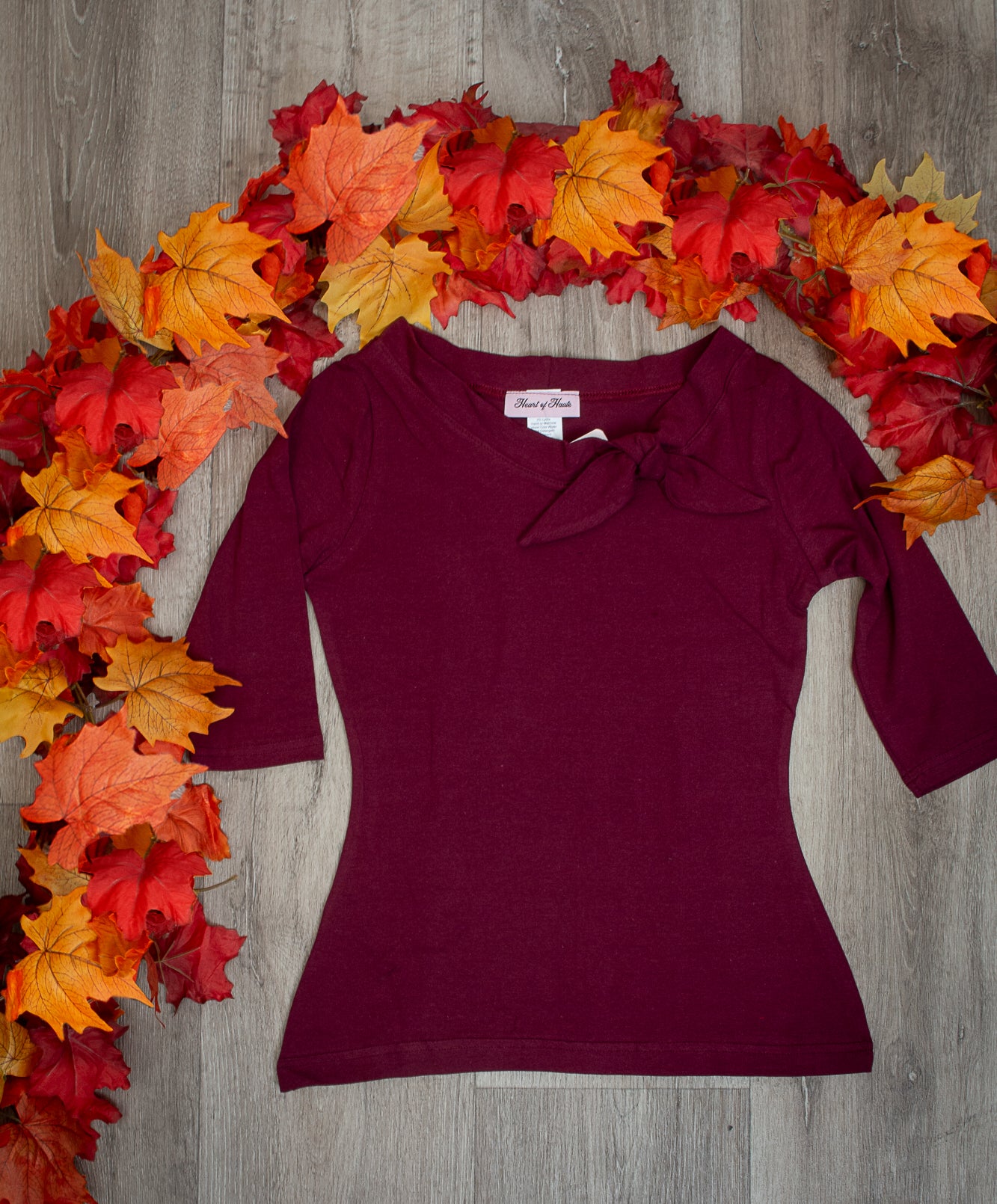 Lily Top - Burgundy
