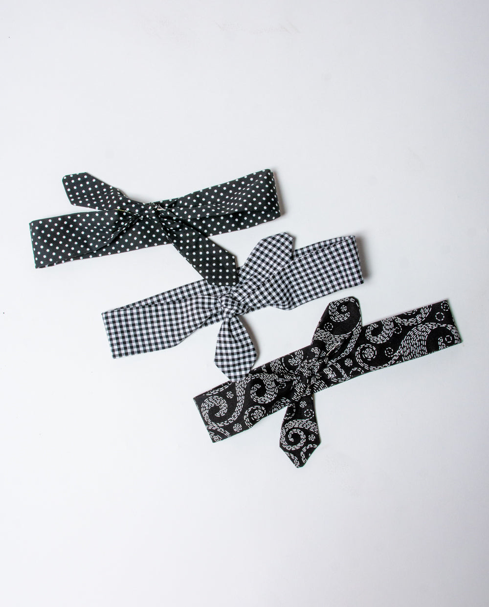 Hair Tie - Black and White