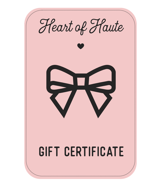 Heart of Haute Gift Digital Card