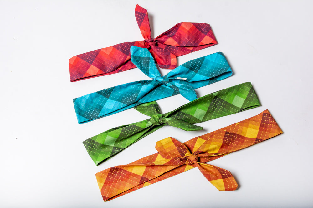 Hair Tie - Vibrant Plaids
