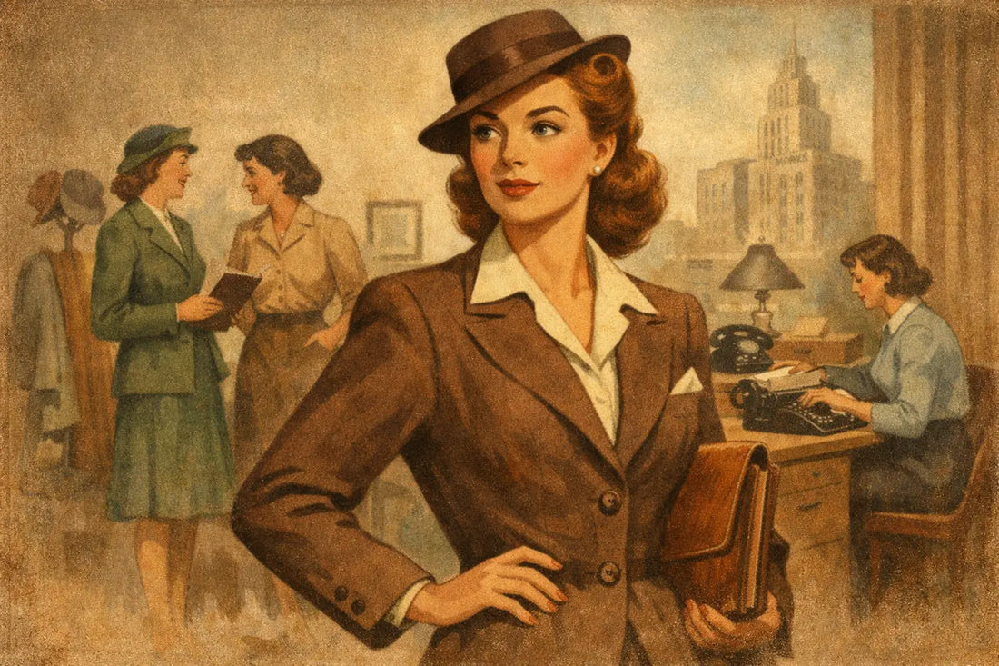 Retro Workwear for Women That Means Business