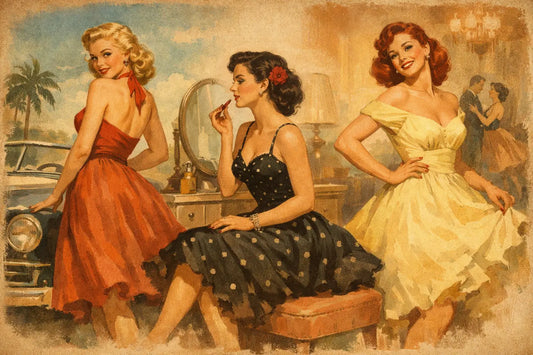 1950s Pinup Dress Outfits That Always Flatter