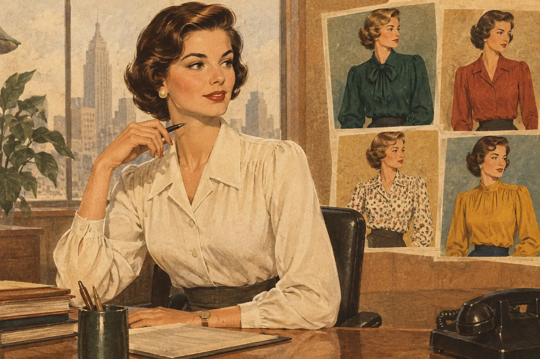Best Retro Blouses for Work That Mean Business