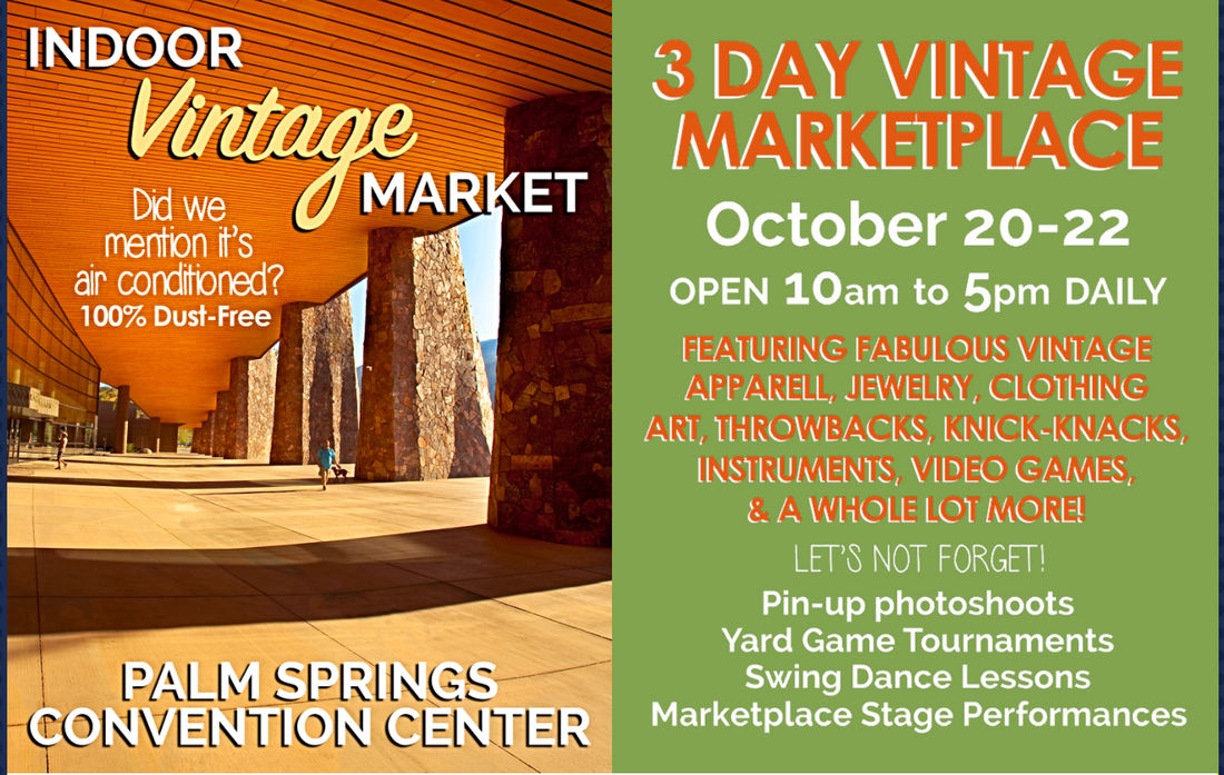 Vintage Vibe Festival in Palm Springs:  Shop Heart of Haute via MyBabyJo.com