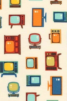 Vintage TVs are sexy....New Retro Console Print!