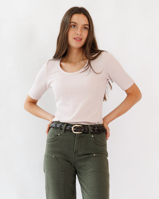 Pointelle Perfection Tee