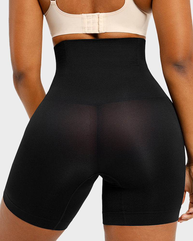 Comfort Seamless High-Waist Mid-Thigh Shaping Shorts - Heart of Haute