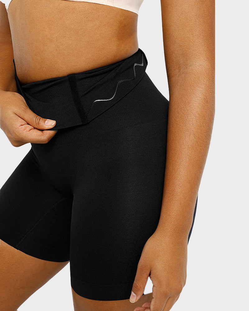 Comfort Seamless High-Waist Mid-Thigh Shaping Shorts - Heart of Haute
