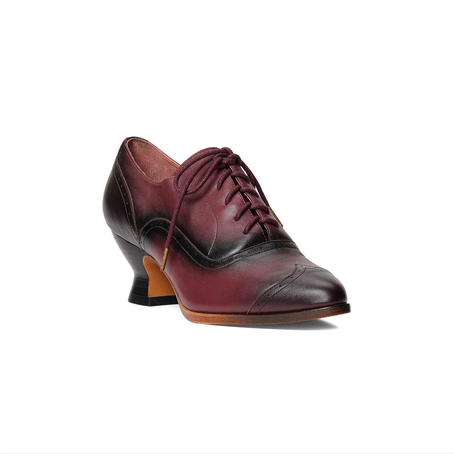 Londoner Edwardian Oxfords (Cherry)