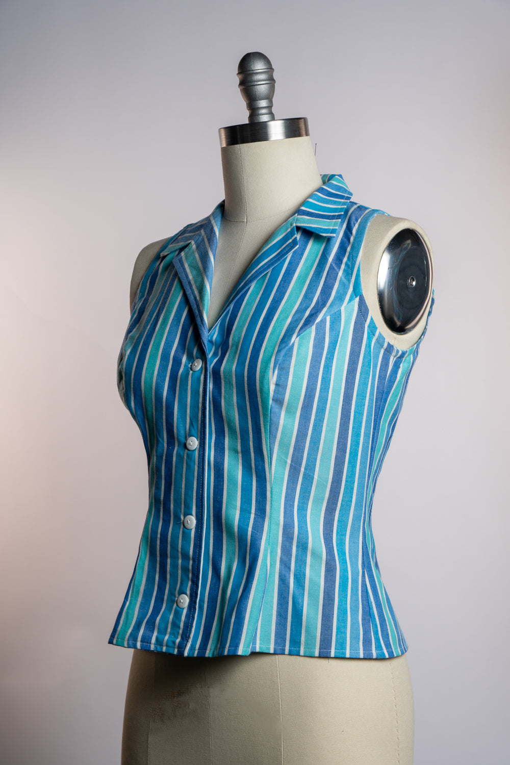 Betsy Blouse - Dapper Stripe