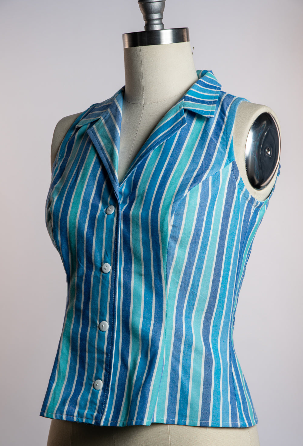 Betsy Blouse - Dapper Stripe