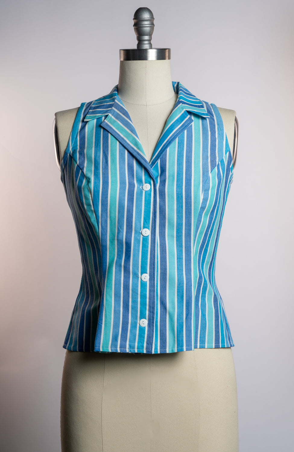 Betsy Blouse - Dapper Stripe