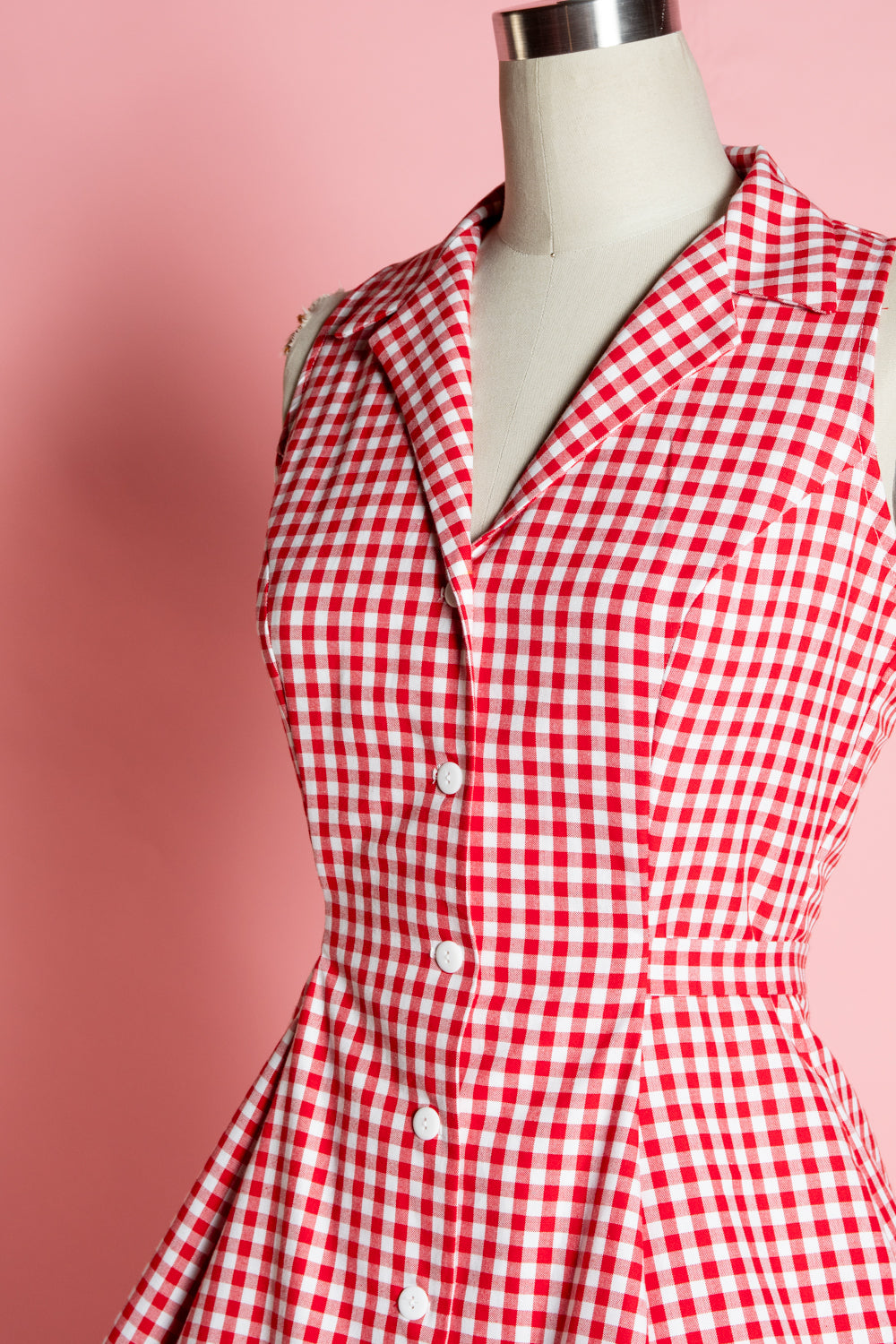 Betty Lou Dress - Red Gingham