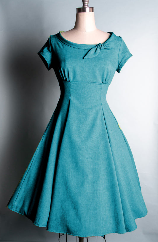 Beverly Dress- Lake