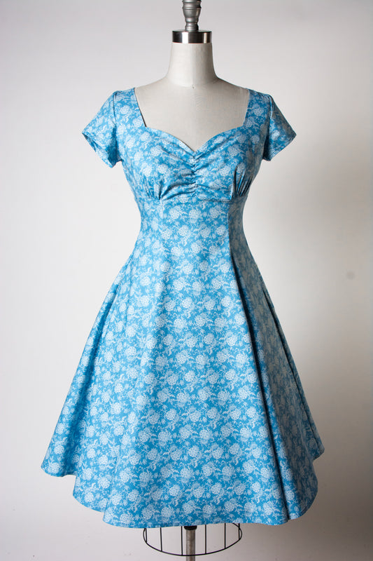 Bianca Dress - Lacy Blue