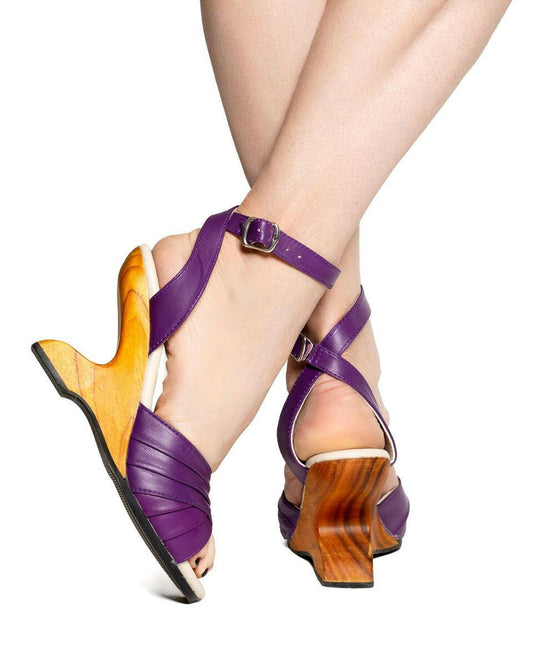 the Boom Boom Wedge - in Bang Bang Purple