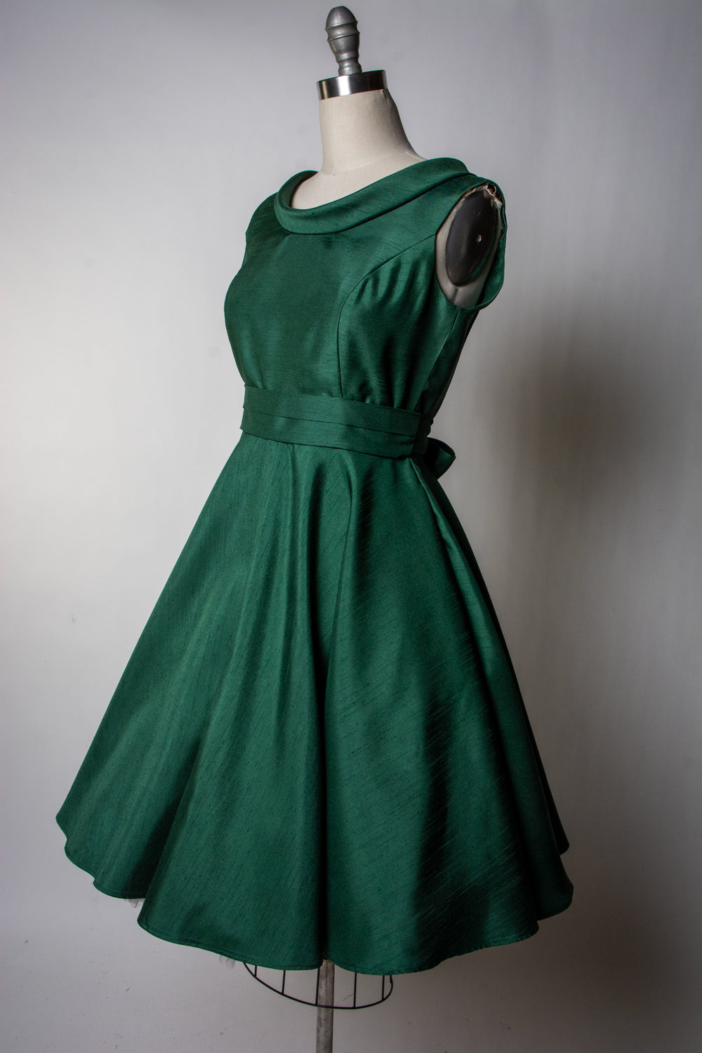 PRE-ORDER  Suzette Dress- Shantung, Green