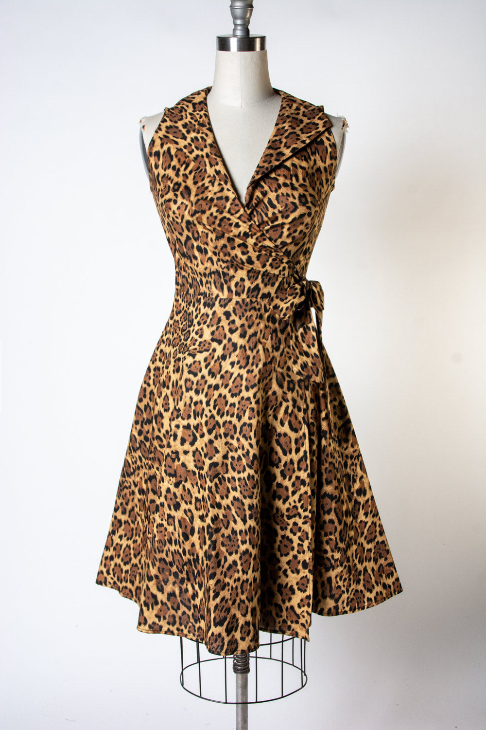Darcy Wrap Dress- Leopard