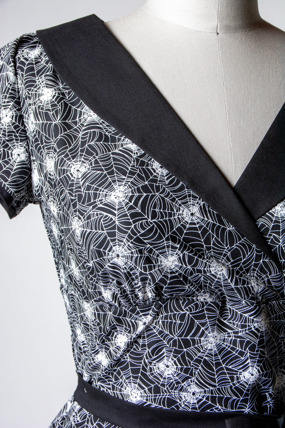 Darla Dress- Spiderwebs (glow-in-the-dark)