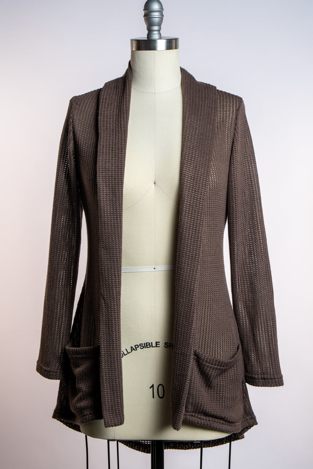 Dreamy Duster - Open Knit, Brown