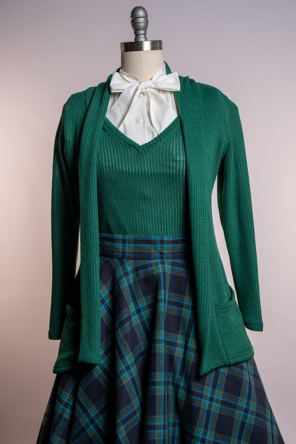 Dreamy Duster - Open Knit, Evergreen